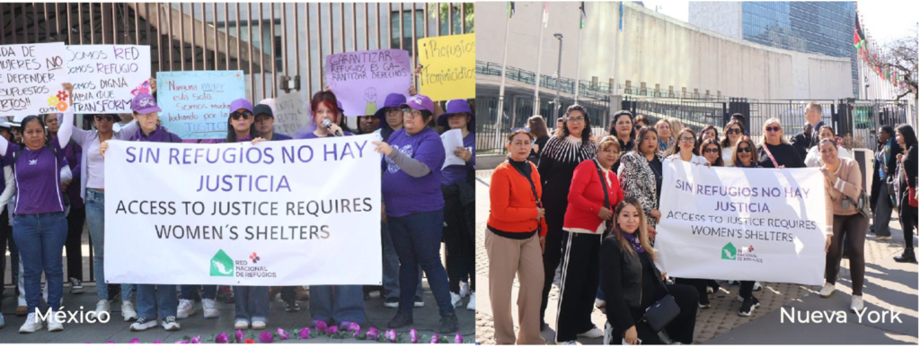 Sin refugios no hay justicia: la Red Nacional de Refugios exige presupuesto garante en México ante la CSW70
