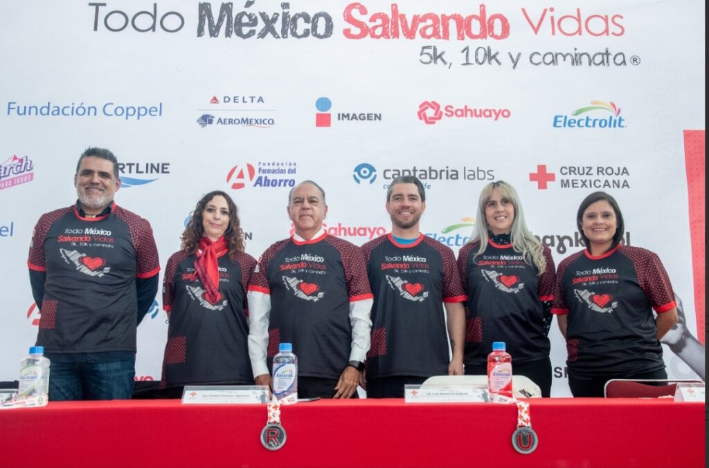 Convoca Cruz Roja mexicana a todo el país a correr con causa en la 6ª edición de la carrera “Todo México salvando vidas”