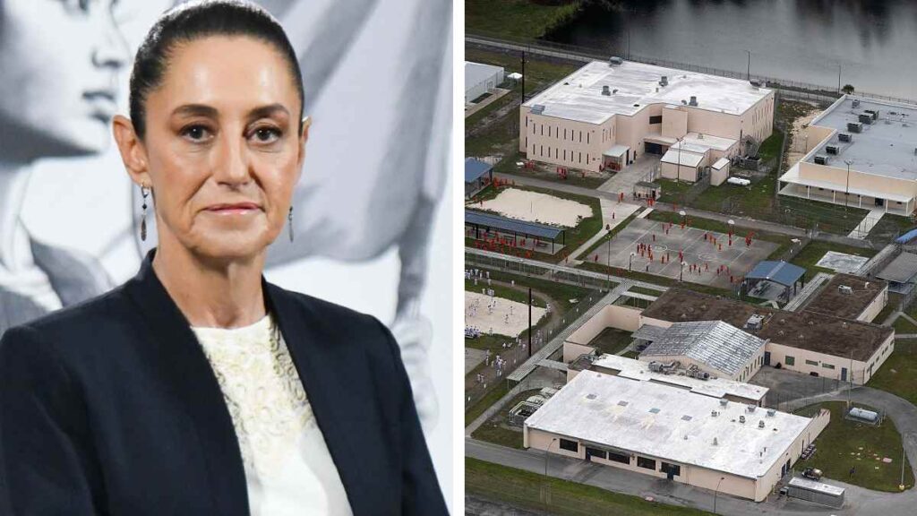 Sheinbaum confirma a 30 mexicanos detenidos en “Alligator Alcatraz”