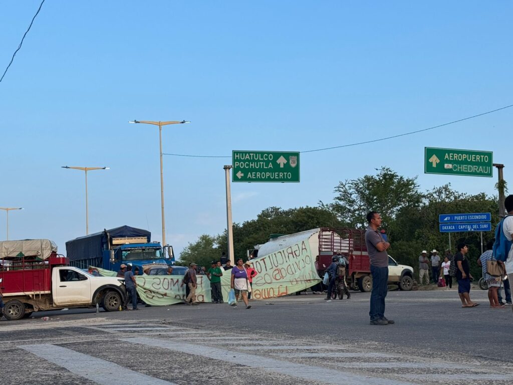 Productores agrícolas afectados por huracán protestan por el incumplimiento del gobierno de Oaxaca