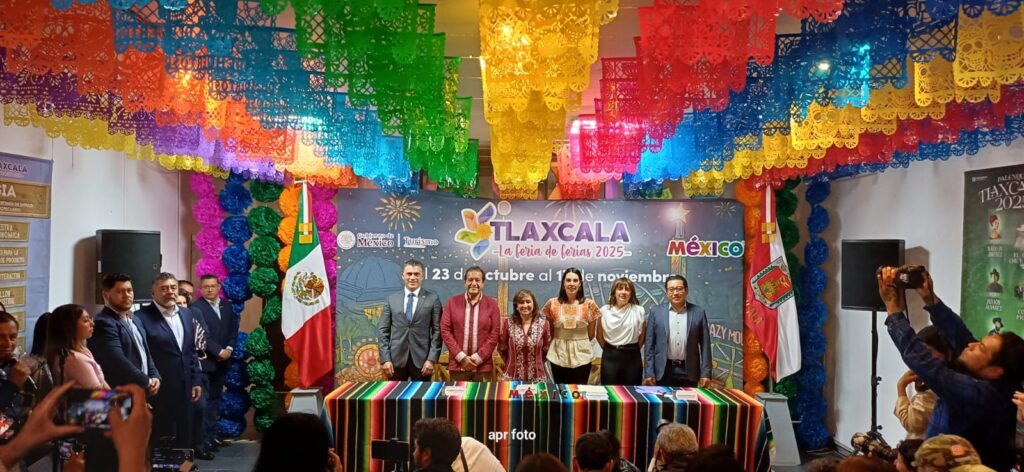 Secretaría de Turismo y gobernadora presentan detalles de la Feria de Ferias de Tlaxcala