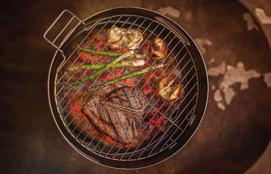 Tramontina Churrasco – Grill a Carbón TCP-400 de Acero Inoxidable