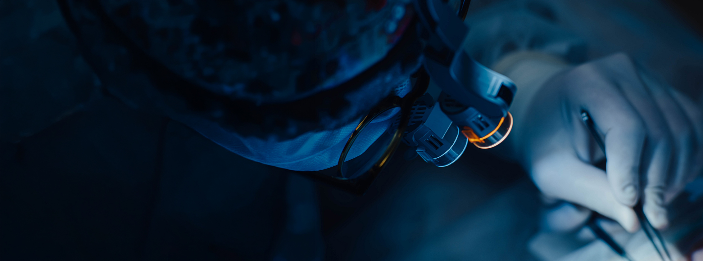 Surgery,With,Microscope,Glasses,,Neurosurgery.