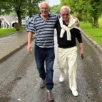 A la derecha Pedro Fuentes Hinojosa, empresario del sector inmobiliario