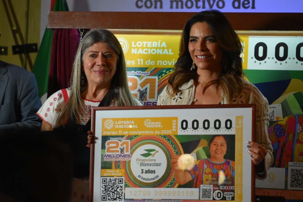 Finabien celebra su tercer aniversario con la develación de billete de lotería