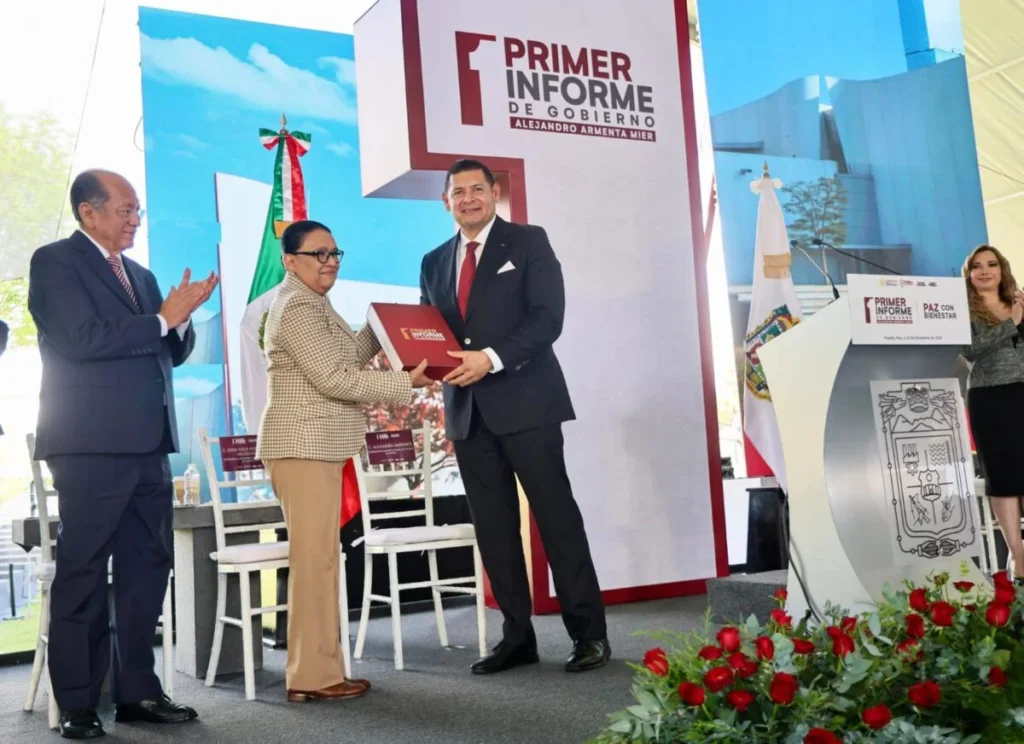 Alejandro Armenta presenta buenos resultados en su Primer Informe de Gobierno