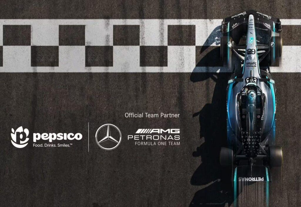 Pepsico® anuncia una histórica alianza global con el equipo Mercedes-AMG PETRONAS de Fórmula 1 para el 2026