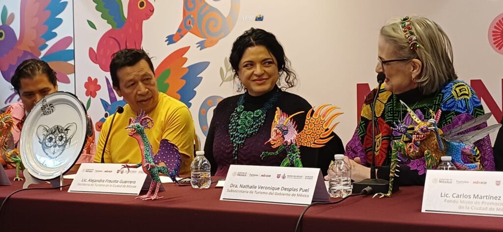 Inauguran la muestra artesanal “Manos de la Ciudad: alebrijes y artesanía viva”