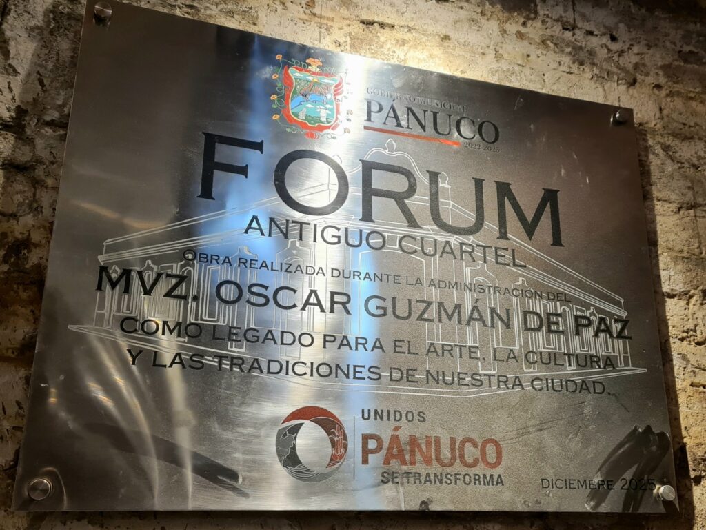 Inauguran el Forum Antiguo Cuartel de Pánuco