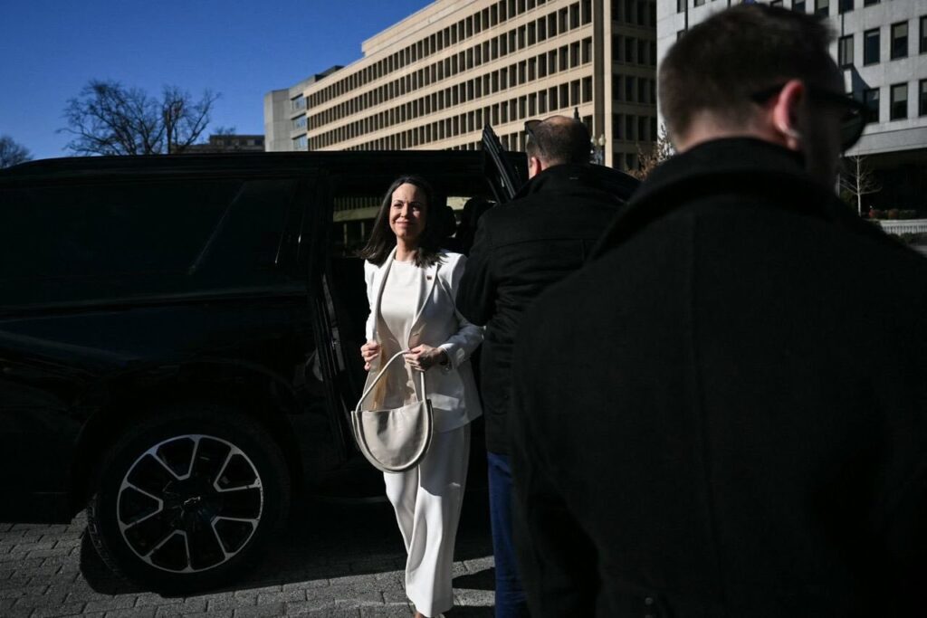 Trump recibe en privado a María Corina Machado en la Casa Blanca