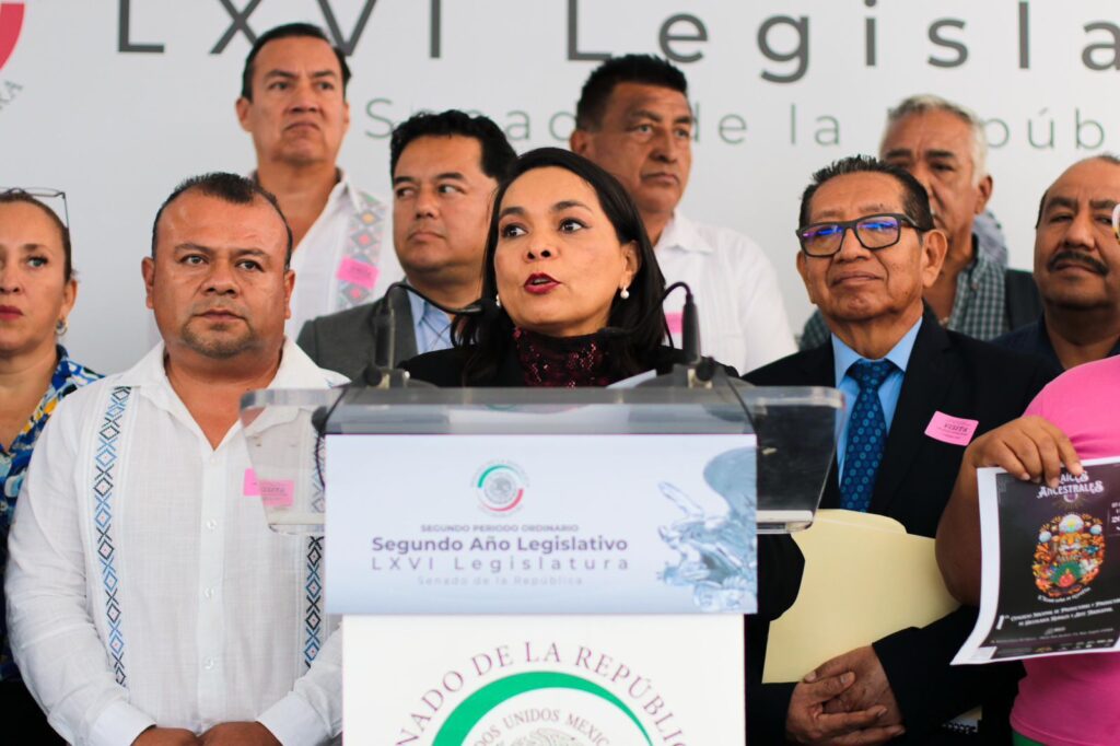 La senadora Beatriz Mojica destacó el respaldo de la presidenta Claudia Sheinbaum al cine nacional y a las raíces culturales de México