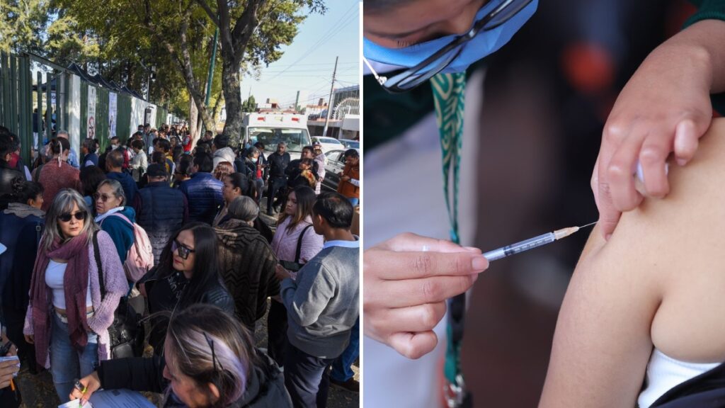 Alta demanda de vacunas contra el sarampión