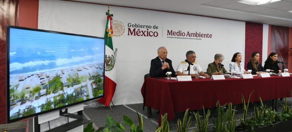 Gobierno: derrame de hidrocarburos en el Golfo de México fue causado por buque y emanaciones submarinas