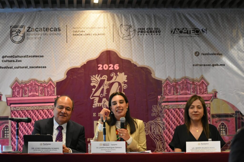 Presentan en la CDMX el Festival Cultural Zacatecas