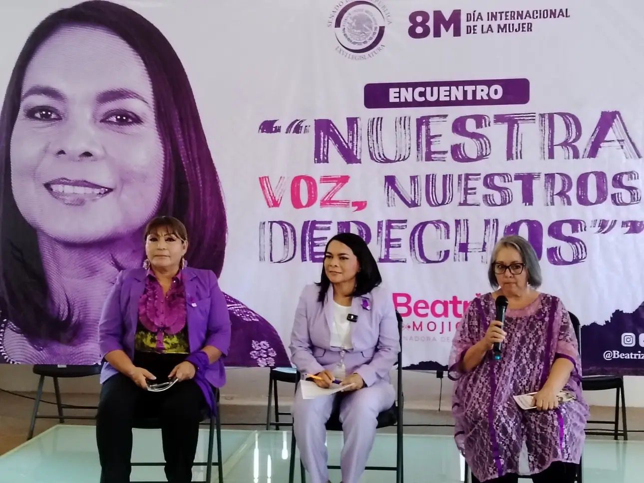 Senadora dia de la mujer