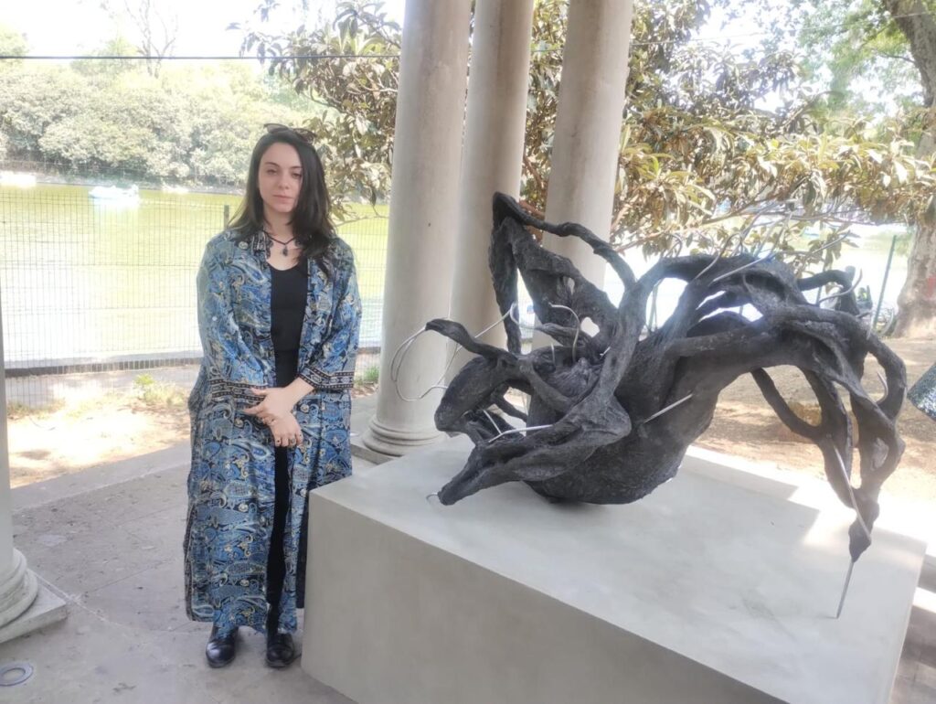 Camilla Alberti, enaltece al arte con su creación Cranegrura