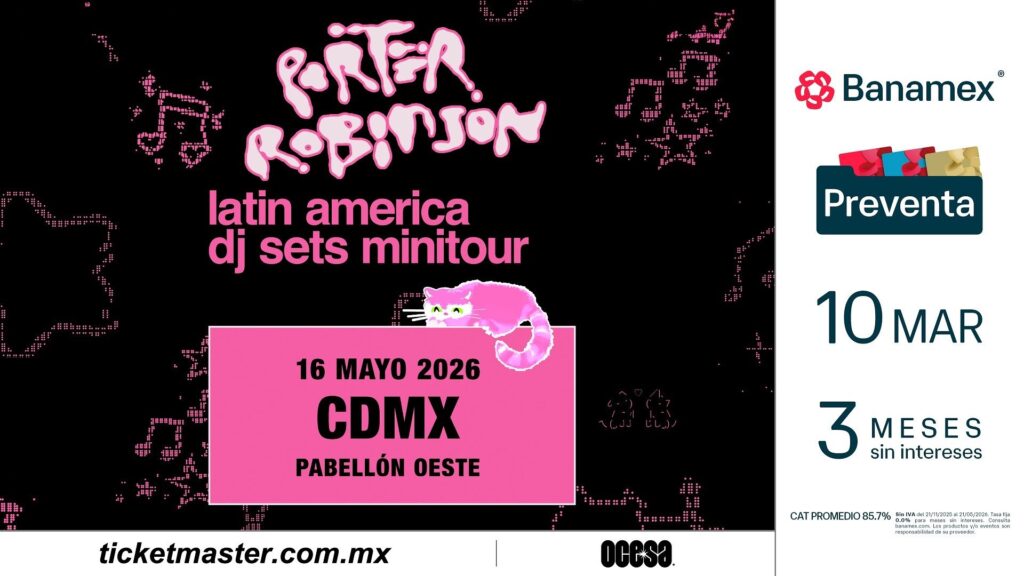 ¡Porter Robinson está de regreso para encender a la Ciudad de México con su inigualable vibra!