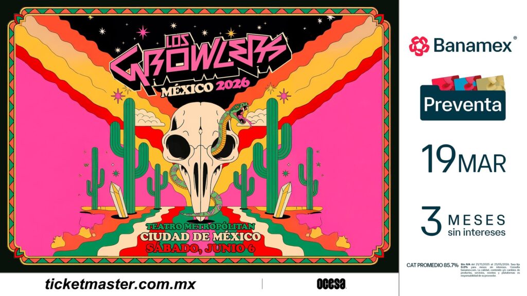 Tras 10 años de ausencia, The Growlers regresa a la capital mexicana con espíritu revitalizado