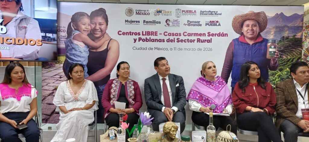 Puebla presenta estrategia de protección a las mujeres que sufren violencia a través de las Casas Libres Carmen Serdán