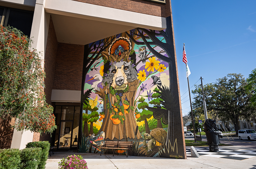 Hernando County – Brooksville – Florida Wildlife Corridor _Keeping It Wild_ Mural – 2025 (CycleHere)-18