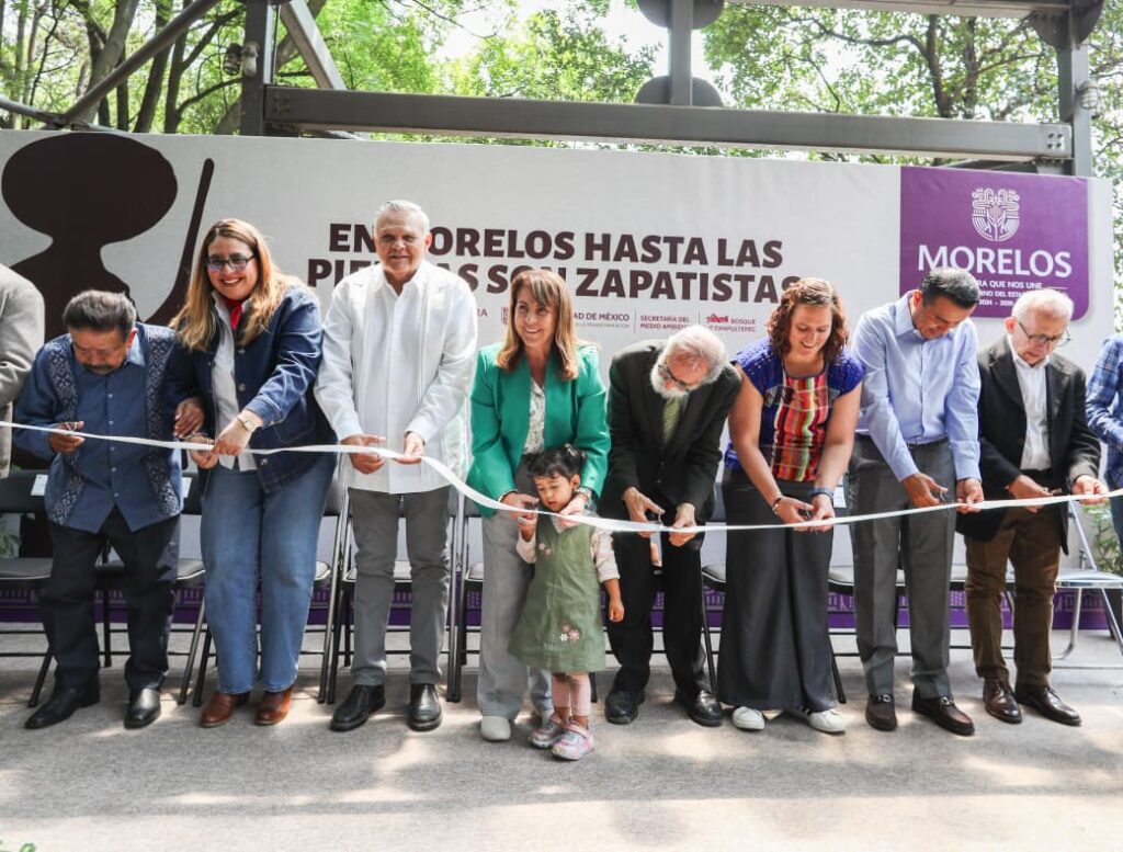 Gobierno de Morelos promueve el ideal zapatista en el Bosque de Chapultepec de la CDMX