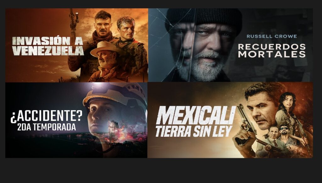 ¡ABRIL SIN LÍMITES! De Invasión a Venezuela a Russell Crowe en Recuerdos Mortales, solo en Adrenalina Pura+