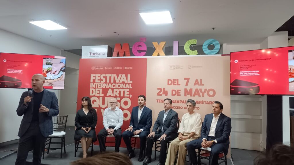 Presentan en “Punto México” el Festival Internacional del Arte, Queso y Vino de Tequisquiapan  2026