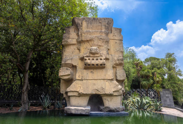 Mexico City Anthropology Museum, largest collection of ancient Mexican art .