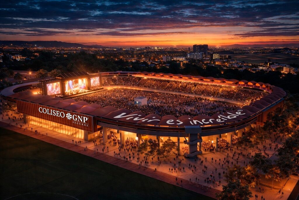 ¡Jalisco vive una nueva era! OCESA y GNP Seguros reinventan la experiencia del entretenimiento en vivo con el nuevo Coliseo GNP Seguros