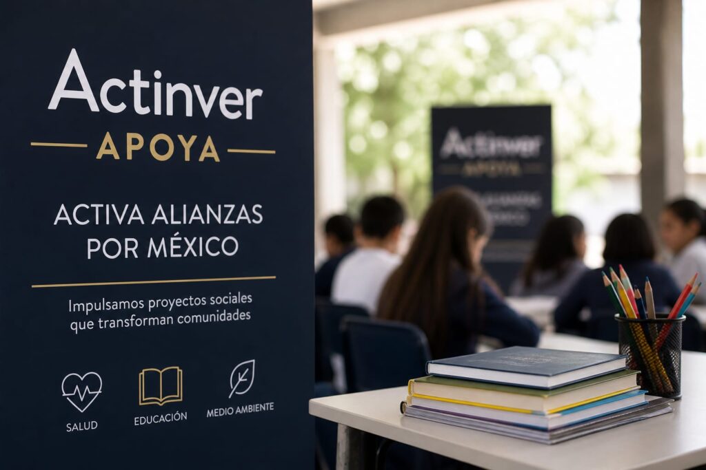 ACTINVER APOYA ACTIVA ALIANZAS POR MÉXICO: LANZA CONVOCATORIA 2026 PARA IMPULSAR PROYECTOS SOCIALES EN TODO EL PAÍS
