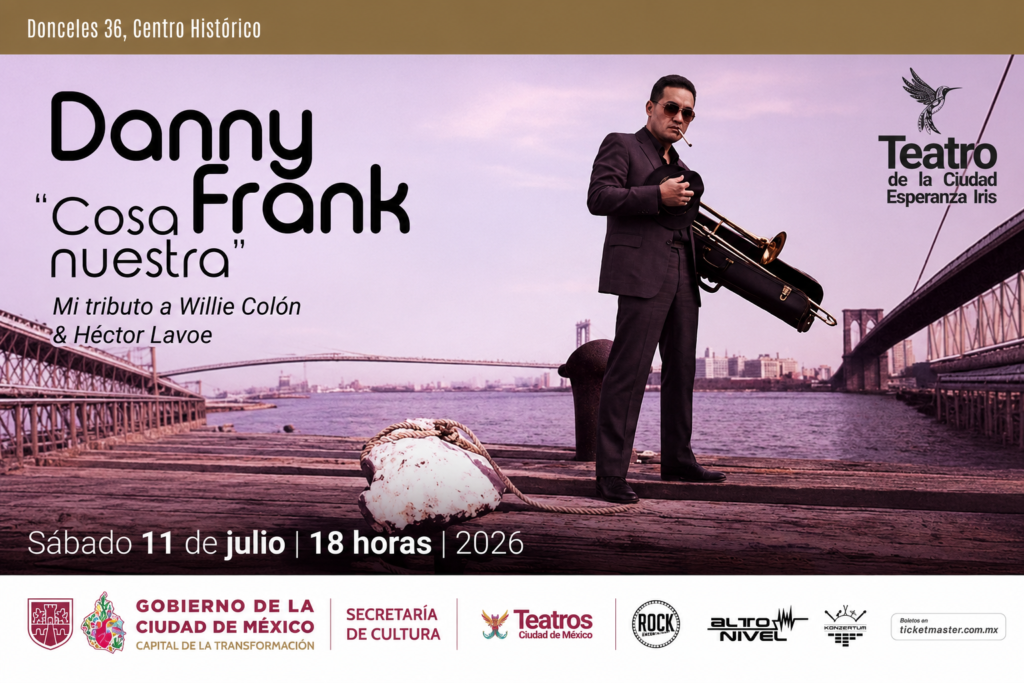 Danny Frank rinde tributo a Willie Colón y Héctor Lavoe con «Cosa Nuestra» en el Teatro de la Ciudad