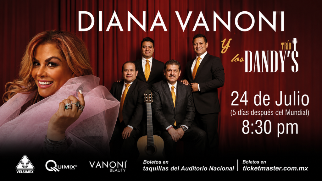 Diana Vanoni prepara una noche de bolero junto a Los Dandys en el Lunario