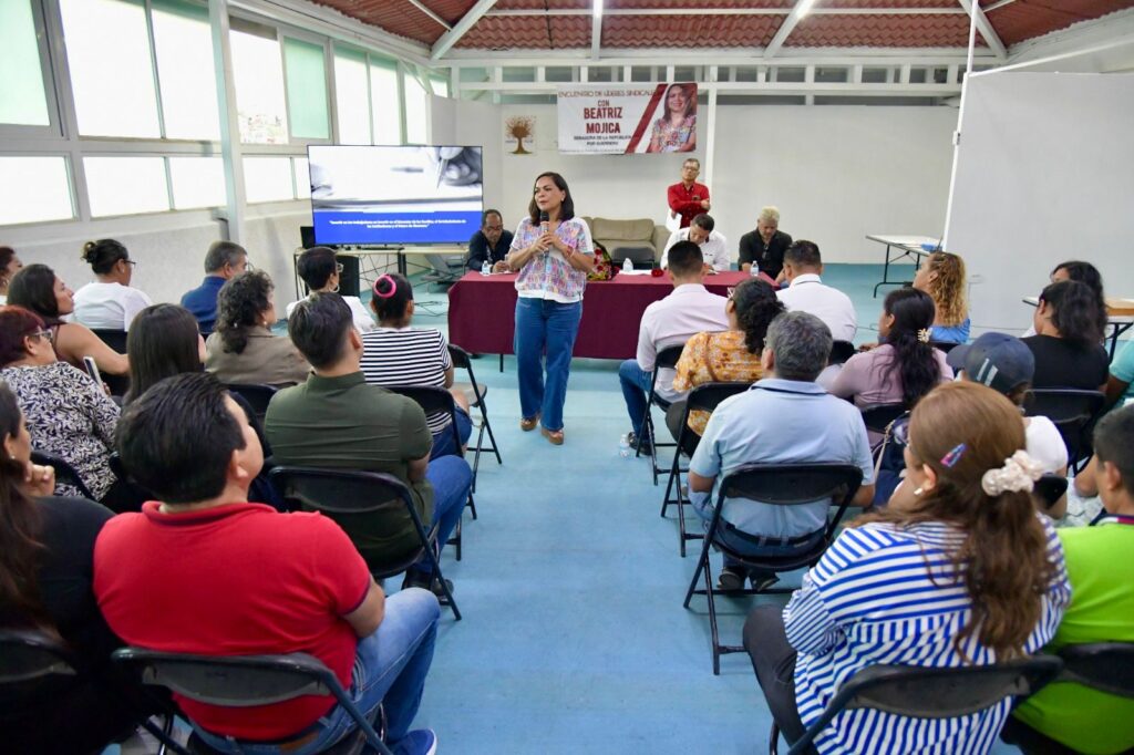 Sindicatos expresan respaldo a Beatriz Mojica; destaca agenda en favor de los derechos laborales y la seguridad social