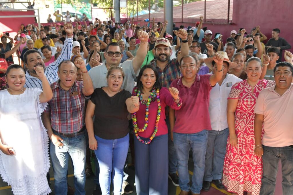 Más de 300 habitantes de 25 colonias de Acapulco refrendan respaldo a Claudia Sheinbaum junto a Beatriz Mojica
