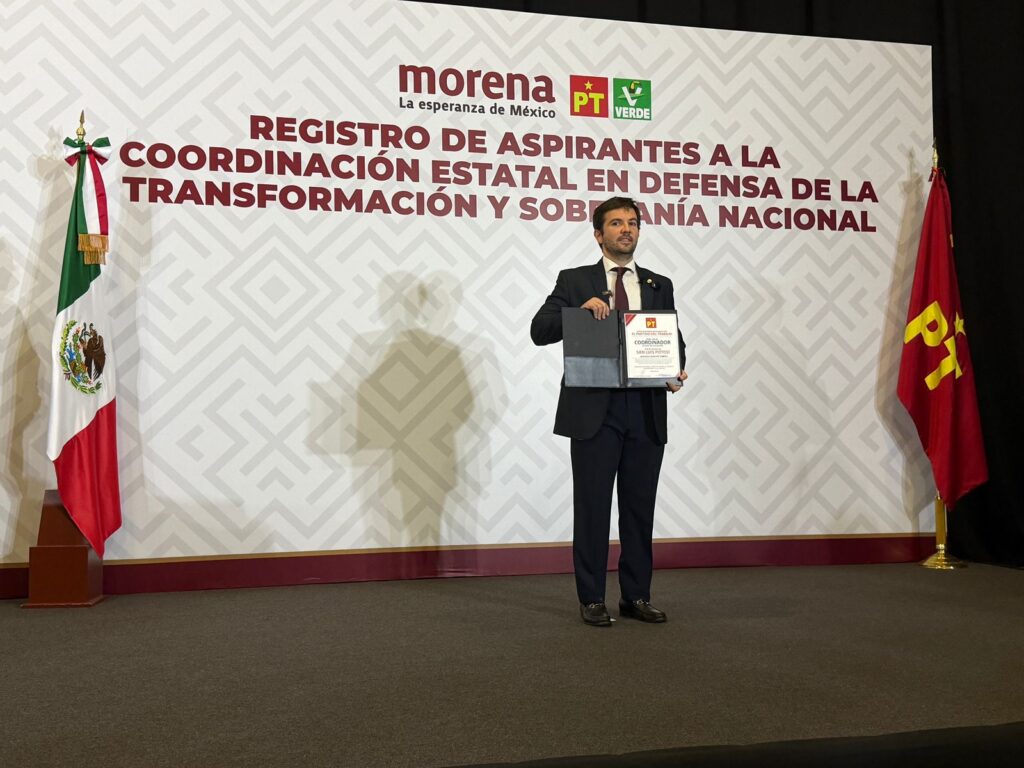 Gerardo Sánchez Zumaya formaliza su registro y se suma a la contienda rumbo a 2027 en San Luis Potosí