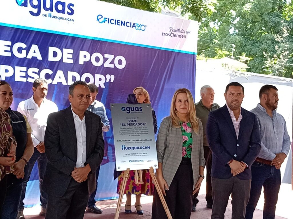 Hoy Tecamachalco tiene más agua con nuevo pozo El Pescador, resultado del diálogo en Huixquilucan