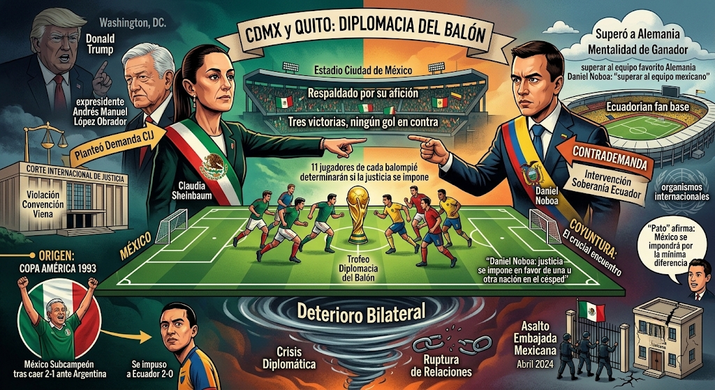 CDMX y Quito: Diplomacia del Balón