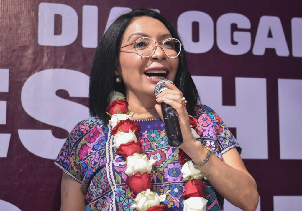“¡NO ESTÁS SOLA!”: ESTHELA DAMIÁN Y HABITANTES DE SAN ISIDRO GALLINERO EXPRESAN SU RESPALDO A LA PRESIDENTA CLAUDIA SHEINBAUM