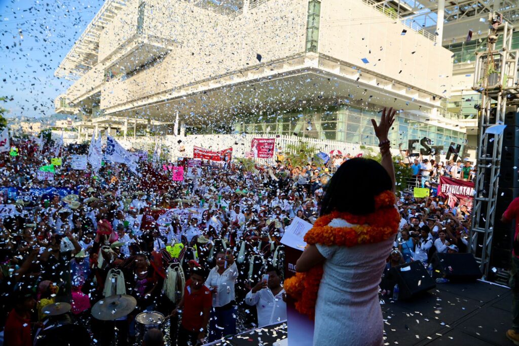 Más de 20 mil guerrerenses respaldan proyecto de transformación en encuentro encabezado por Esthela Damián en Acapulco