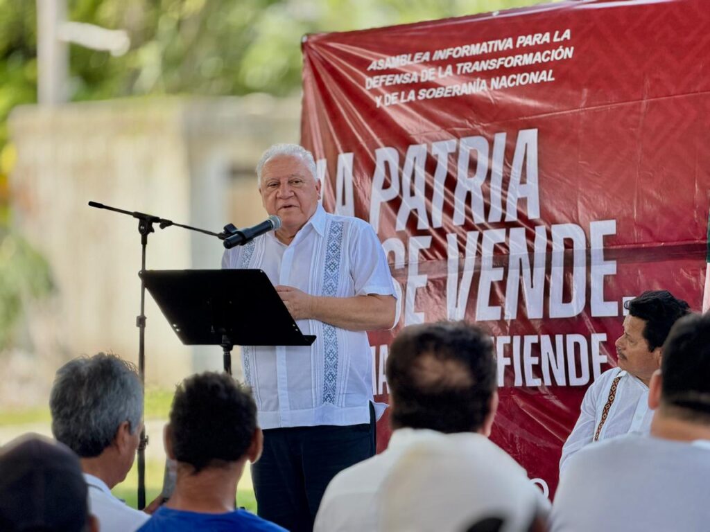 Rafa Marín reúne a habitantes del sur de Quintana Roo y llama a consolidar la unidad en favor de la soberanía nacional