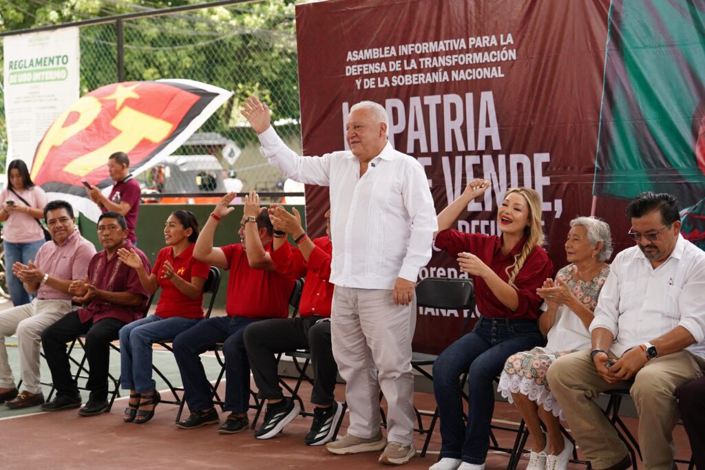 Rafa Marín reúne a la militancia en Leona Vicario y llama a consolidar la organización territorial de Morena
