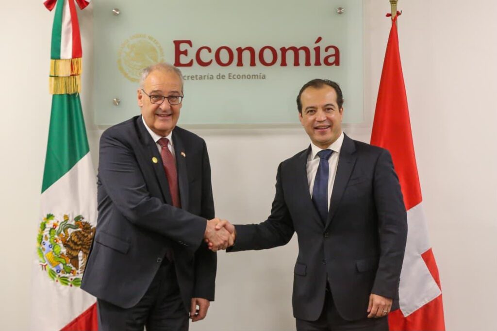 México y Suiza impulsan la renovación de su relación comercial y de inversión