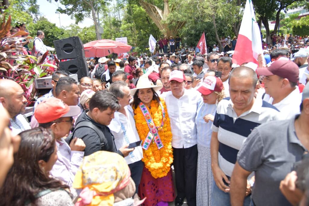 Pioquinto Damián y Beatriz Mojica consolidan alianza para fortalecer la organización territorial de la Transformación