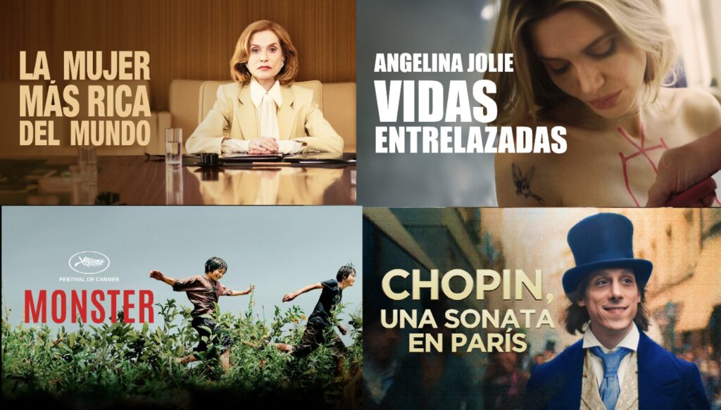 Isabelle Huppert y Angelina Jolie llegan a Filmelier+ con los estrenos de julio