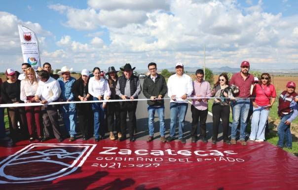 David Monreal fortalece la conectividad en Zacatecas con la entrega de un circuito carretero de 24.5 kilómetros