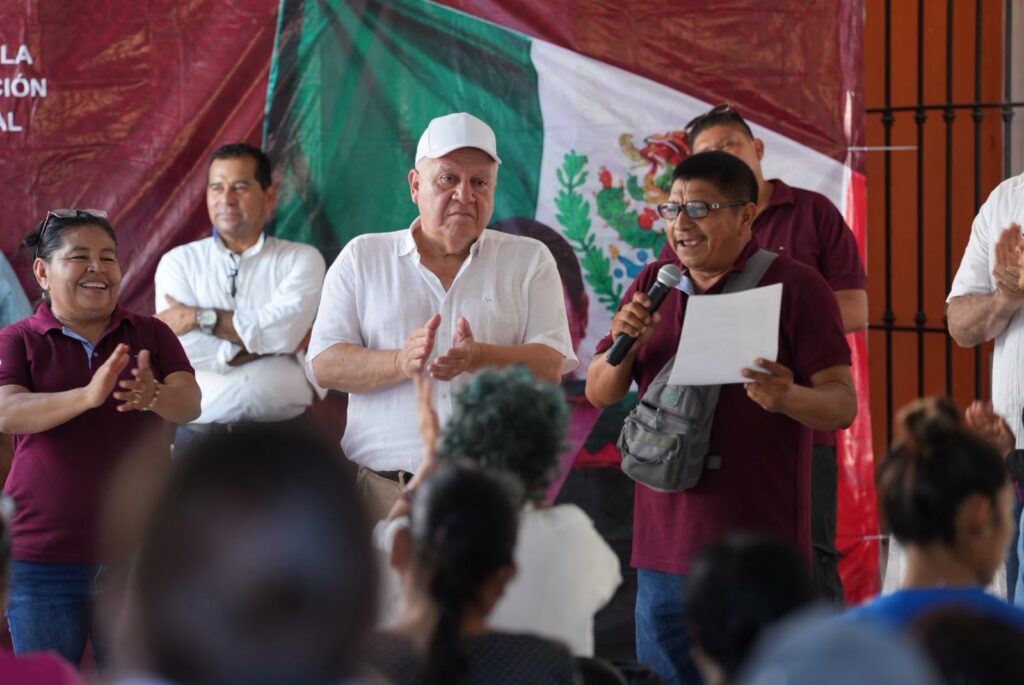 Rafa Marín lleva mensaje de cercanía y transformación a Santa Cecilia