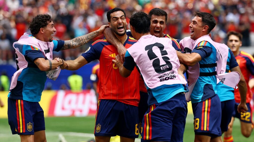 España viene de atrás y se instala en semifinales tras vencer 2-1 a Bélgica; enfrentará a Francia por el pase a la final