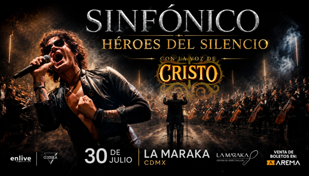 El tributo sinfónico a Héroes del Silencio con Cristo Bunbury estremecerá a La Maraka