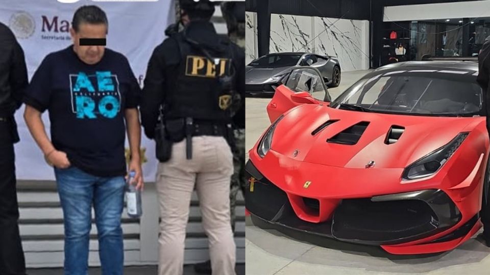 Detienen a Justo Aurelio, operador financiero del Cártel del Noreste; incautan autos de lujo y objetos valuados en 145 millones