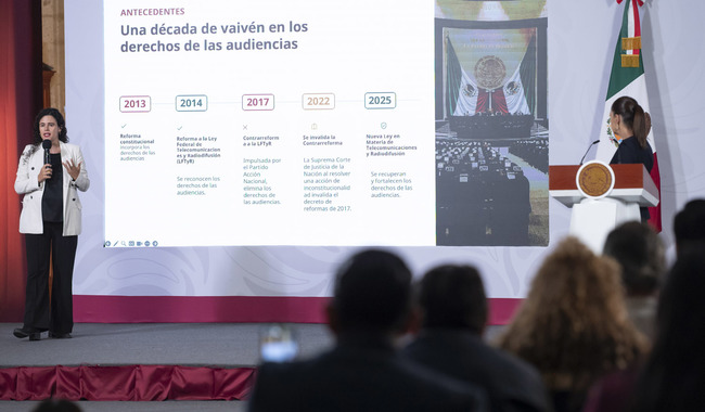 Sheinbaum anuncia consulta pública sobre lineamientos para proteger los derechos de las audiencias
